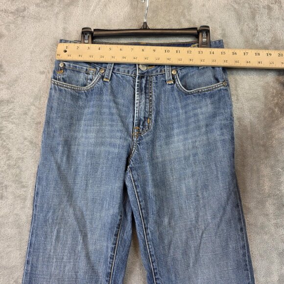 Seven7 Jeans Mens Size 31 Blue Detroit Straight Leg Embroidered Pockets SEVM900 - Picture 2 of 13